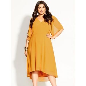 City chic adore dress! Worn once, dry cleaned ready to go